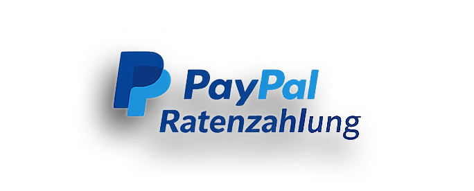 Mit Paypal auch in Raten zahlen!